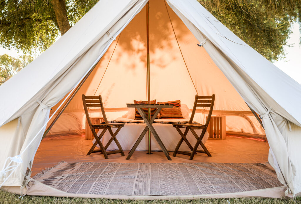 Glamping at Fire in the Mountains